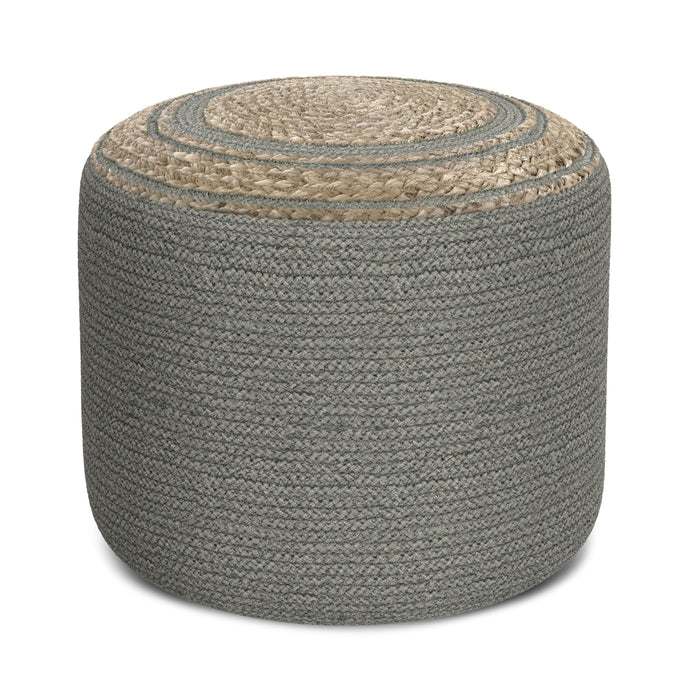 Serena - Round Braided Pouf