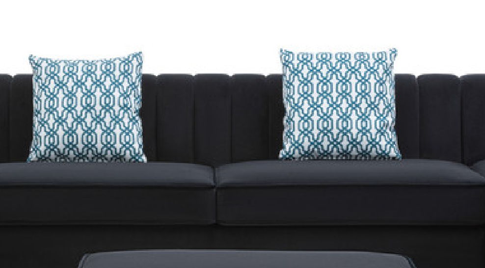 Maddie - Velvet Sectional Sofa