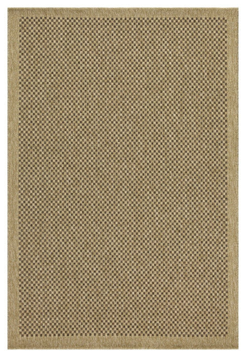 Earth - 5'3" X 7'3" Polypropylene, Indoor / Outdoor Area Rug - Jute / Mocha