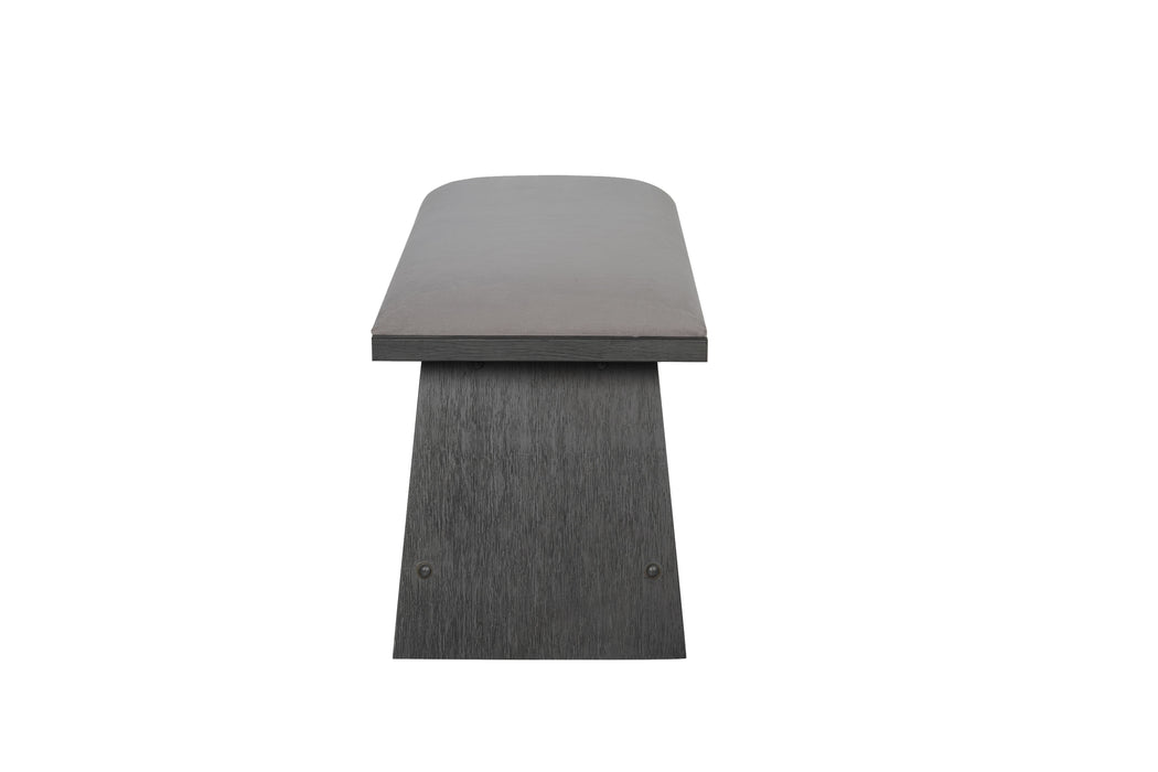 D8192 - Dining Table Bench - Light Gray