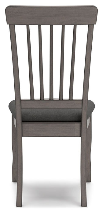Shullden - Gris - 5 piezas. - Mesa abatible, 4 sillas auxiliares