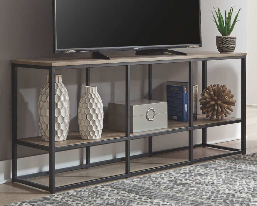 Wadeworth - Marrón / Negro - Mueble para TV extra grande