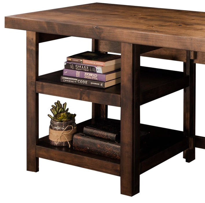 Sausalito - 60" Workstation Desk - Whiskey