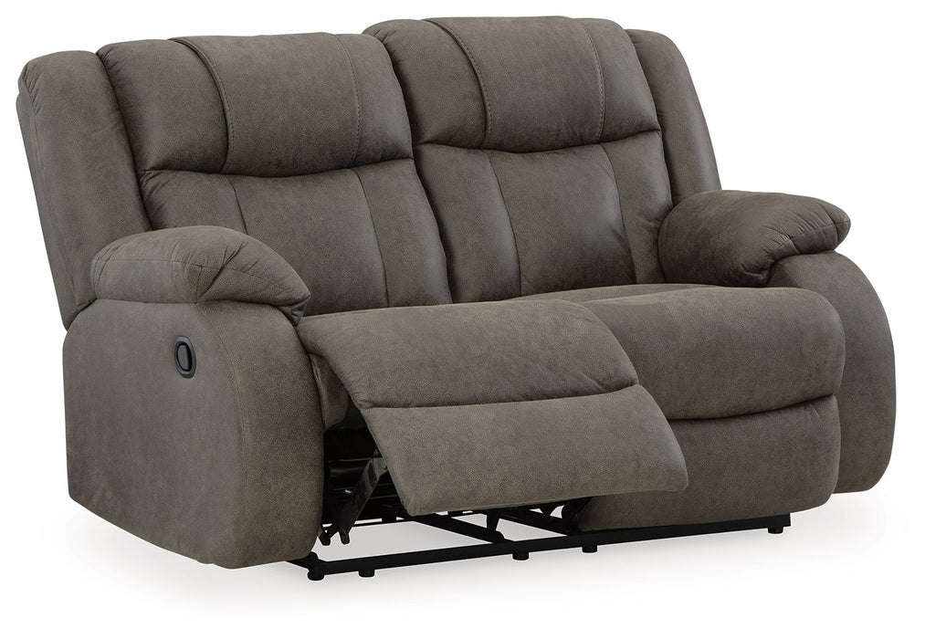 Primeira Base - Gunmetal - Loveseat Reclinável