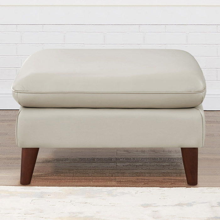 Solana - Leather Ottoman