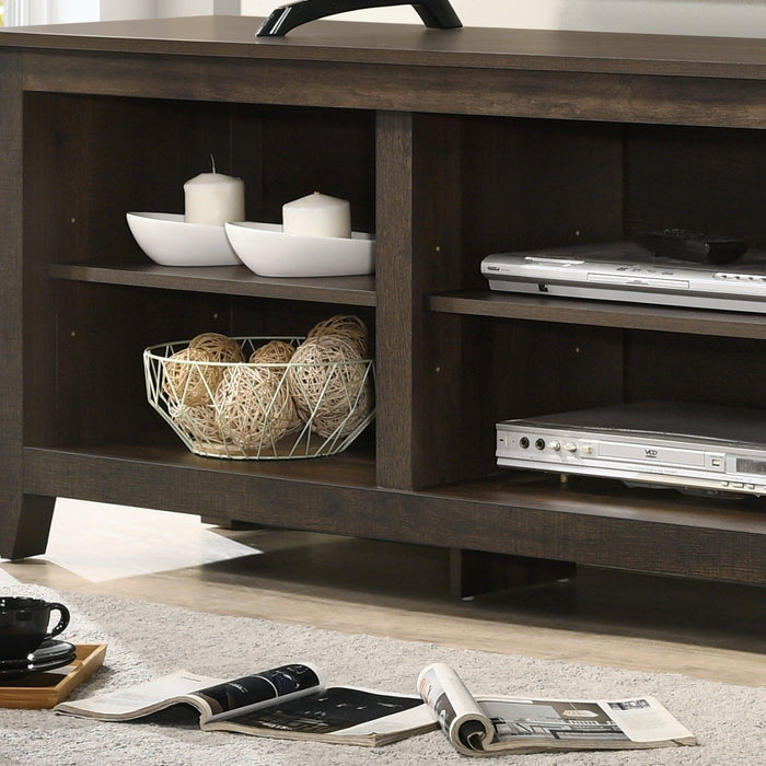 Benito - Wide TV Stand With Open Shelves And Cable Management