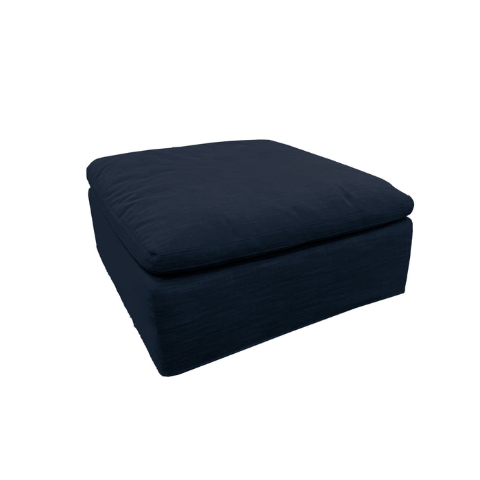 Harper Petite - Linen Ottoman