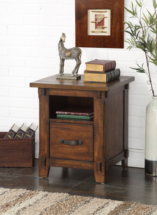 Restoration - One Drawer File - Rustic Walnut