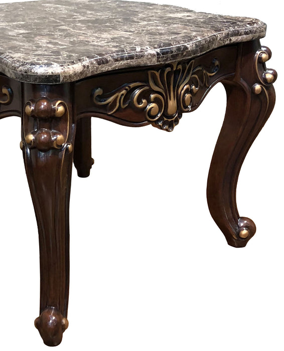 Jade - End Table - Dark Brown