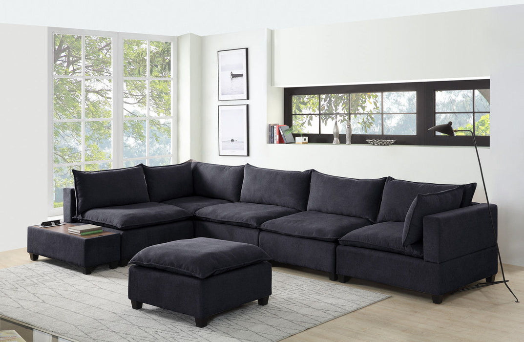 Madison - Modular Sectional Sofa Chaise With USB Storage Console Table