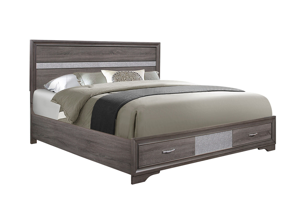 Seville - Queen Bed - Gray