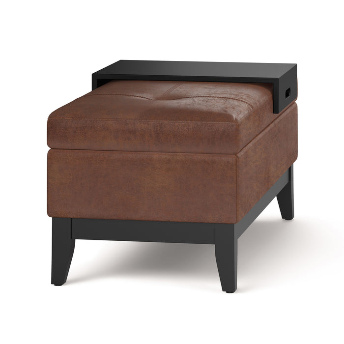 Oregon - Storage Ottoman Bench with Tray