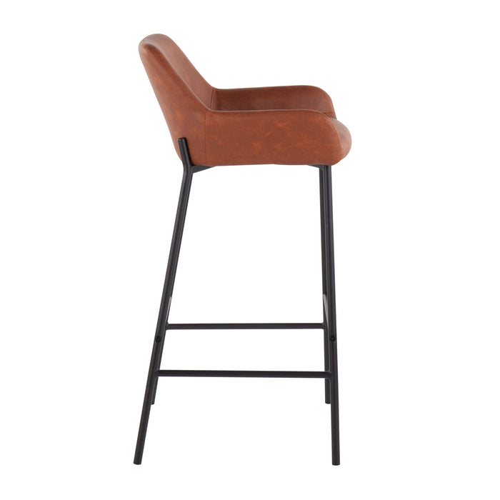 Daniella - Industrial Fixed Height Bar Stool (Set of 2)