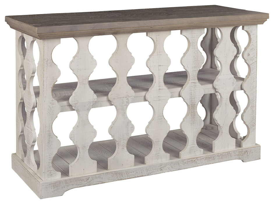 Havalance - Gray / White - Console Sofa Table