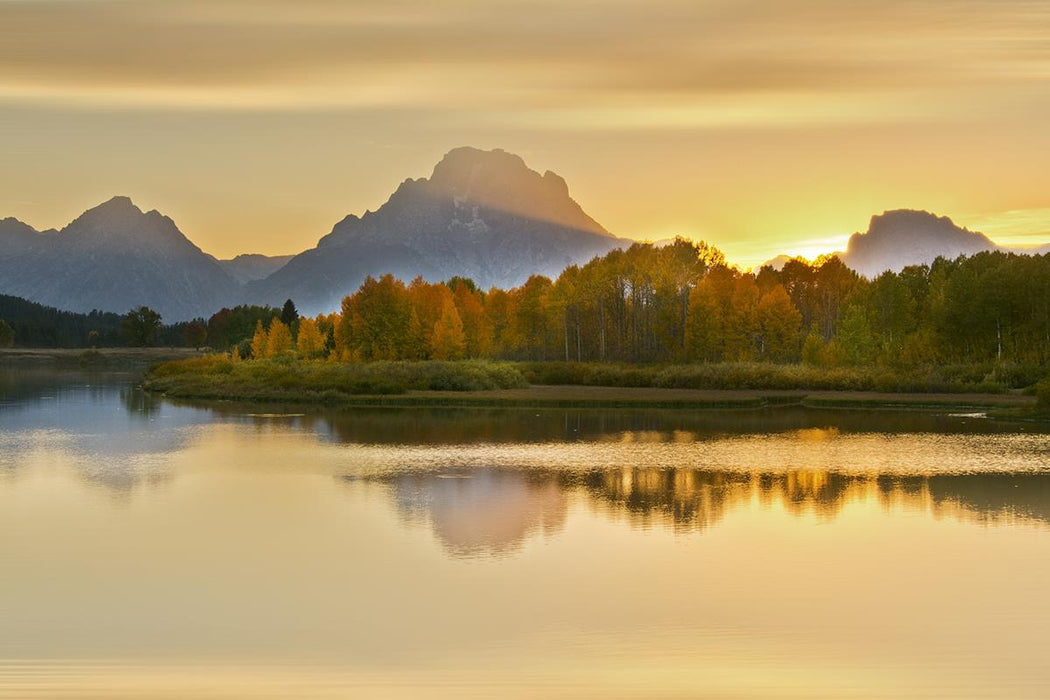 Sunset Ridge By Danita Delimont (Framed) - Light Brown