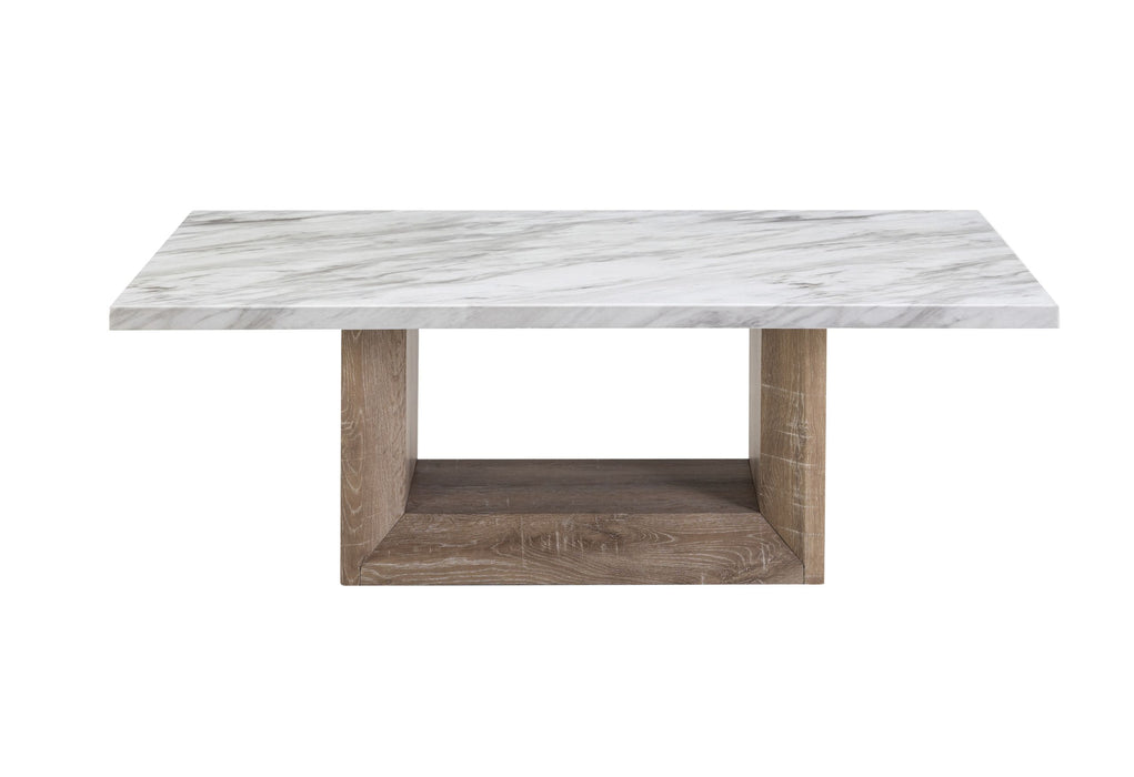 T02 - Coffee Table - Natural / White