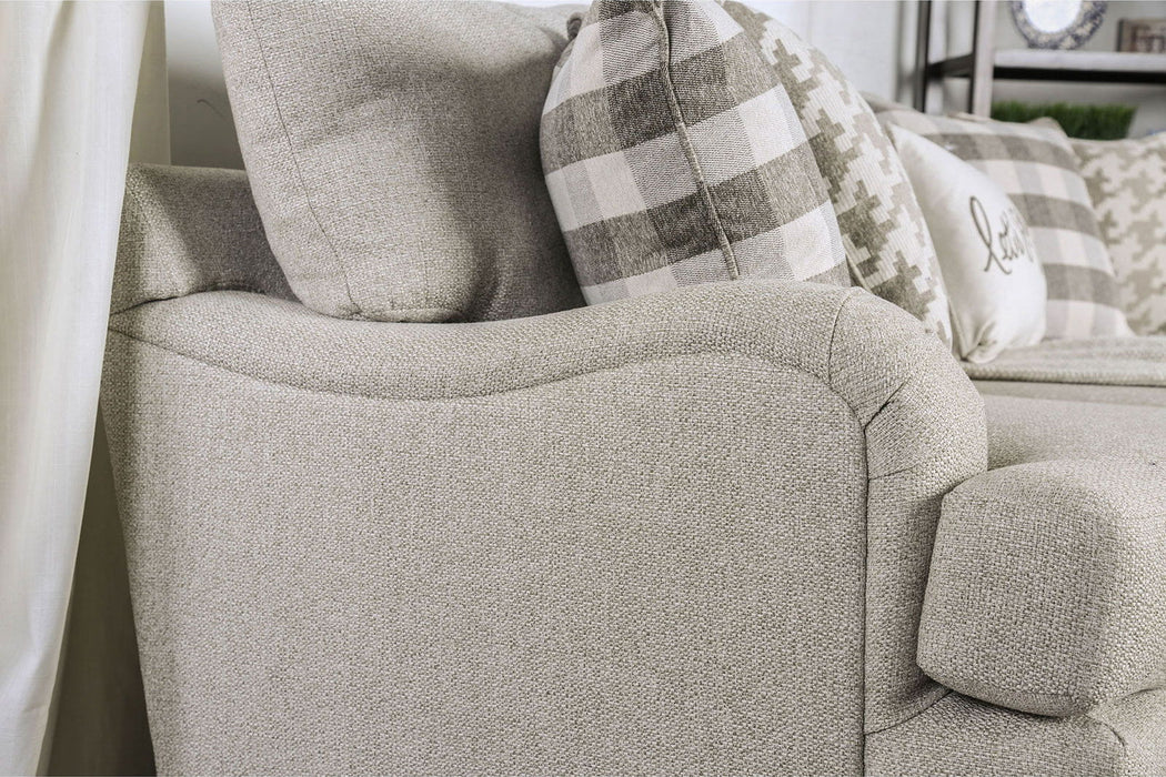 Christine - Loveseat - Light Gray