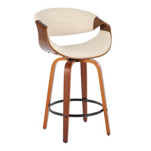 Symphony - Mid Century Stylish Design Modern Counter Stool (Set of 2)