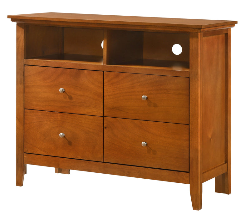 Glory Furniture Hammond TV Media Chest, Oak