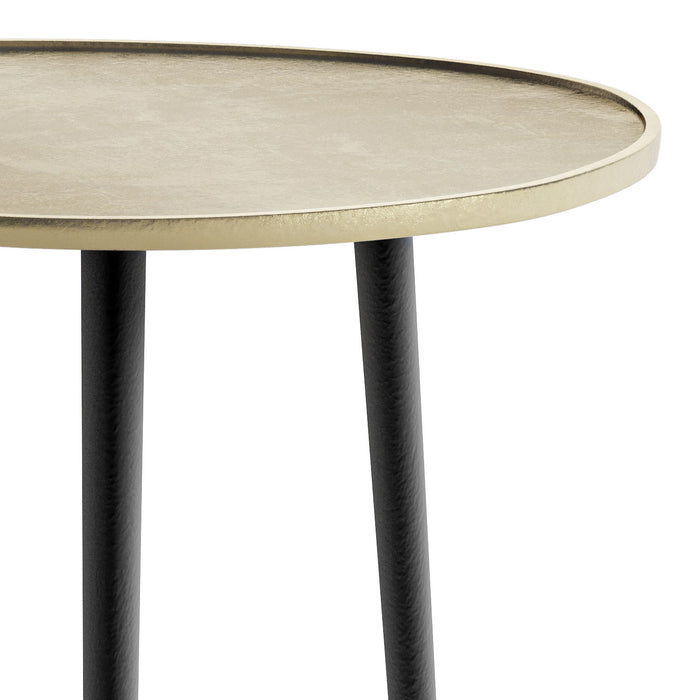 Tanner - Metal Side Table - Gold