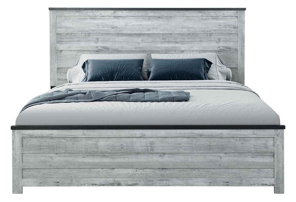 Ozark - Queen Bed - Gray Wash