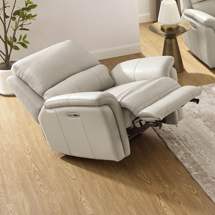 Erindale - Power Headrest Zero Gravity Recliner - Off White