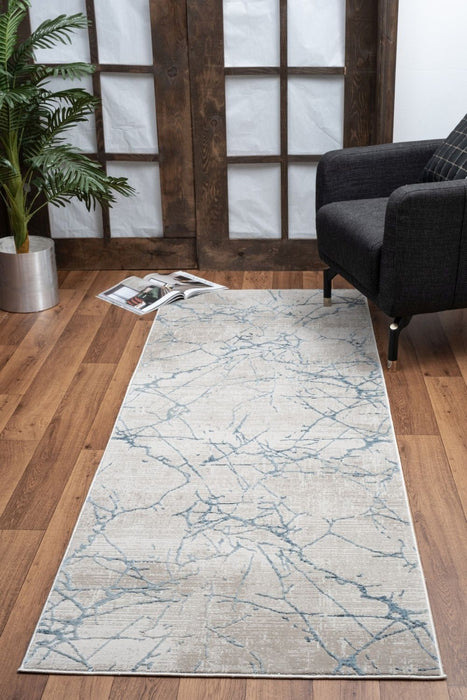 Elegance - GC_CNC6005 Blue 5' x 7' Area Rug