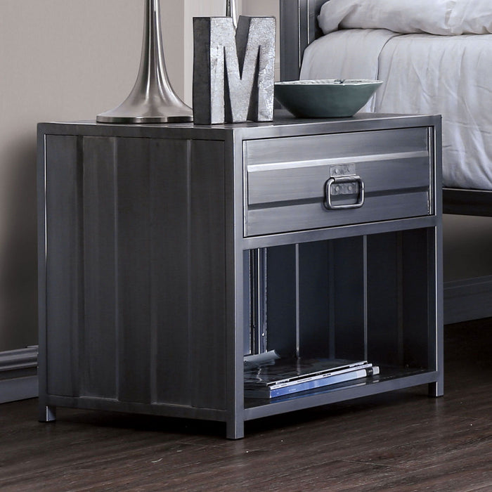 Mccredmond - Nightstand - Silver