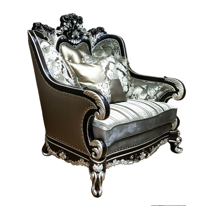 Monica - Arm Chair - Silver