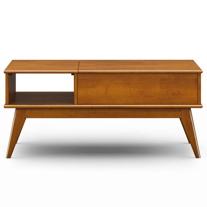 Draper - Lift Top Coffee Table - Teak Brown