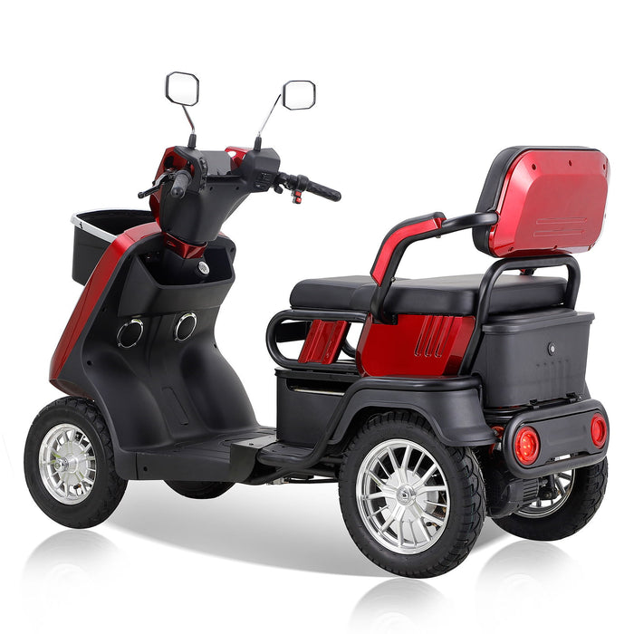 Heavy Duty 4 Wheel Mobility Scooters For Seniors & Adults 500 Lbs Capacity