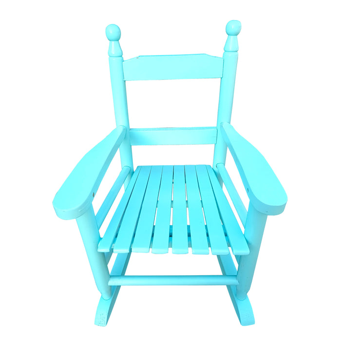 Children\'s Rocking Light Light Blue Chair-Indoor Or Outdoor - Suitable For Kids - Durable