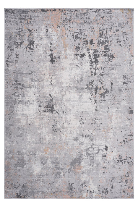 6' x 9' Abstract Non-Shedding Living Room Bedroom Dining Home Office Stylish And Stain Resistant Area Rug - Gray / Multi