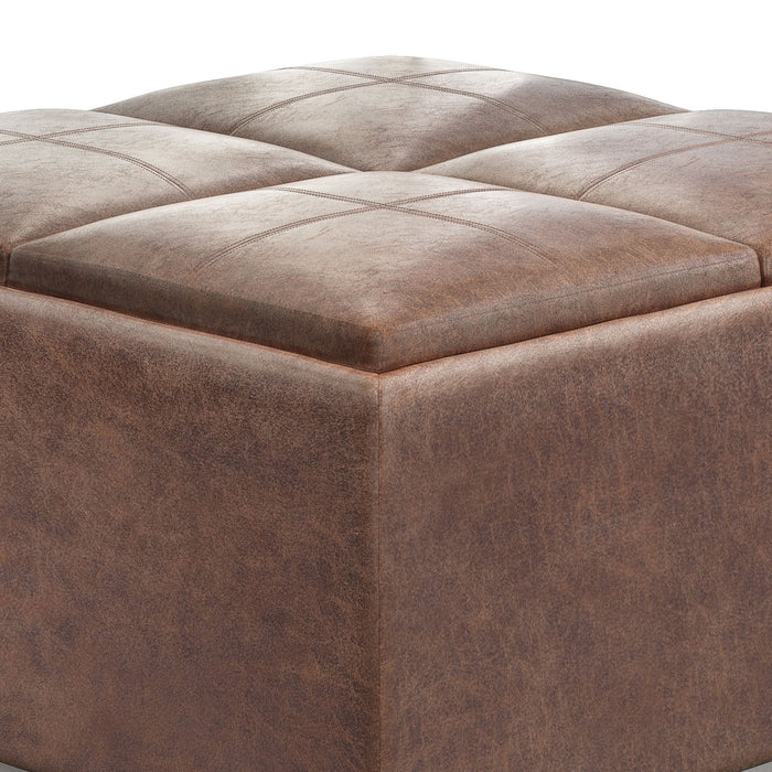 Avalon - Square Coffee Table Storage Ottoman