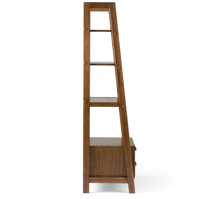 Sawhorse - Ladder Shelf with Storage