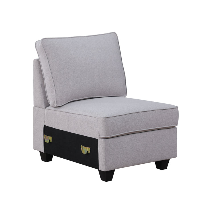 Cooper - Linen Sofa With Cupholder