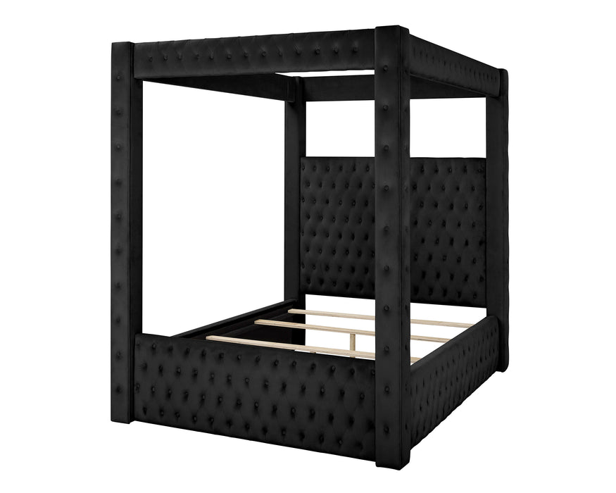 Annabelle - Queen Canopy Bed - Black