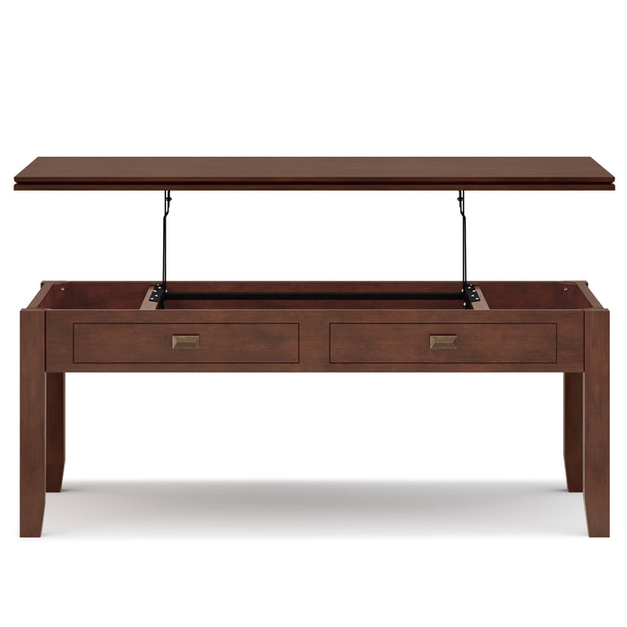 Artisan - Lift Top Coffee Table - Russet Brown
