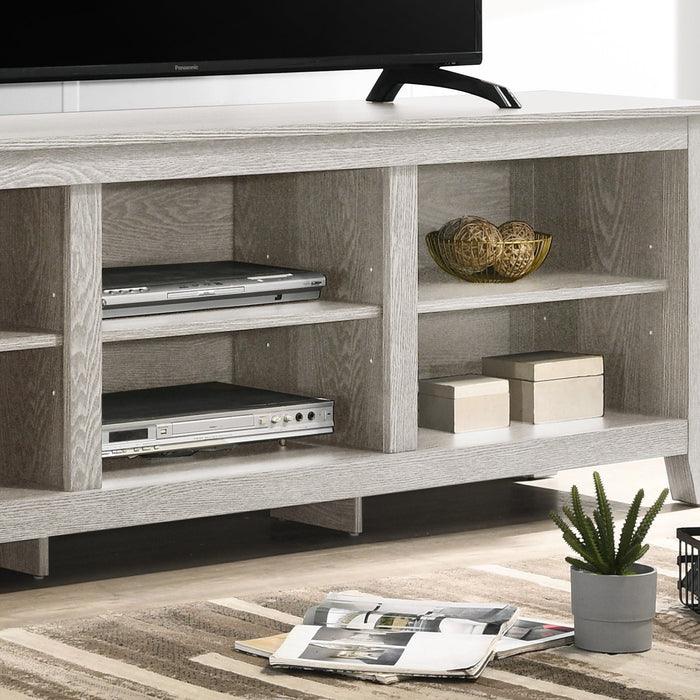 Benito - Wide TV Stand With Open Shelves And Cable Management