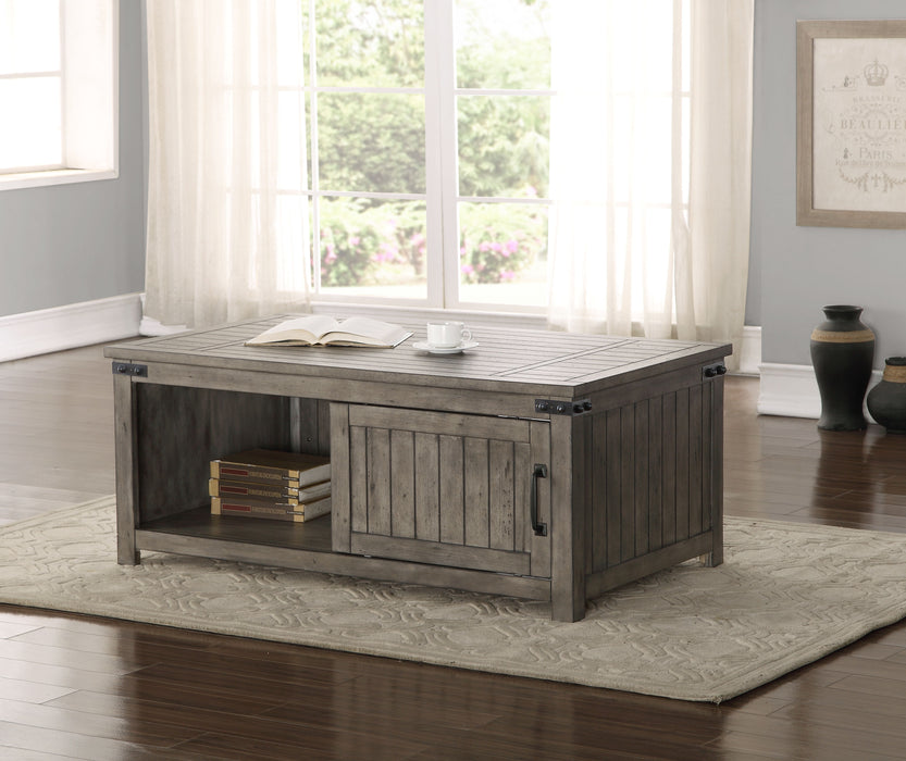 Bridgevine Home - Storehouse 48" Coffee Table - Smoked Grey Finish