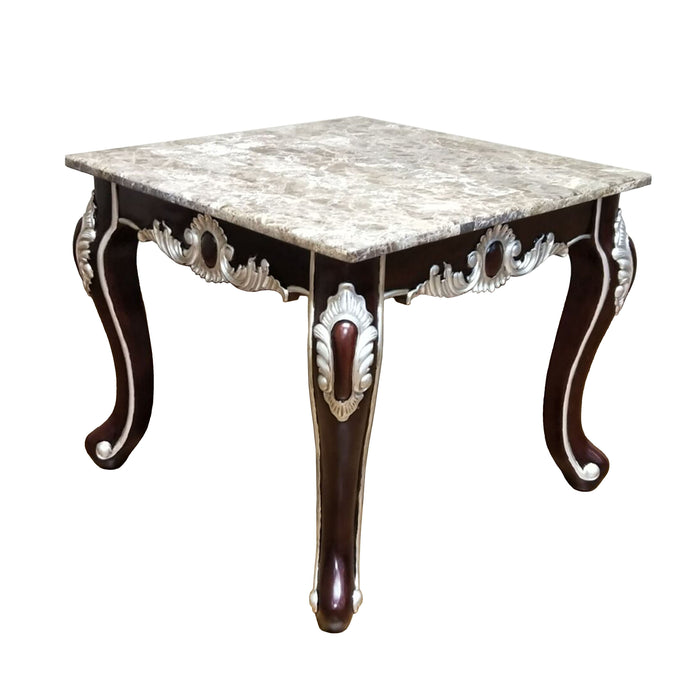 Monica - End Table - Silver