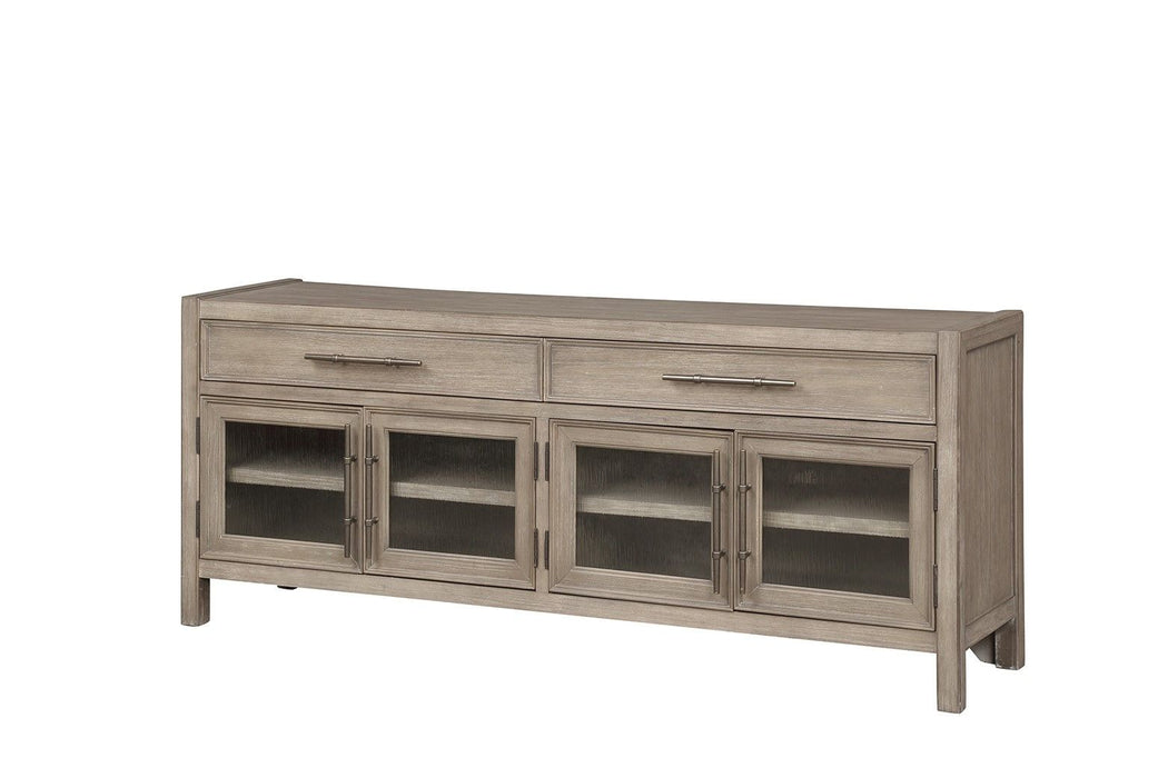 Bridgevine Home - Cypress Lane 65" TV Stand Console - White Oak Finish