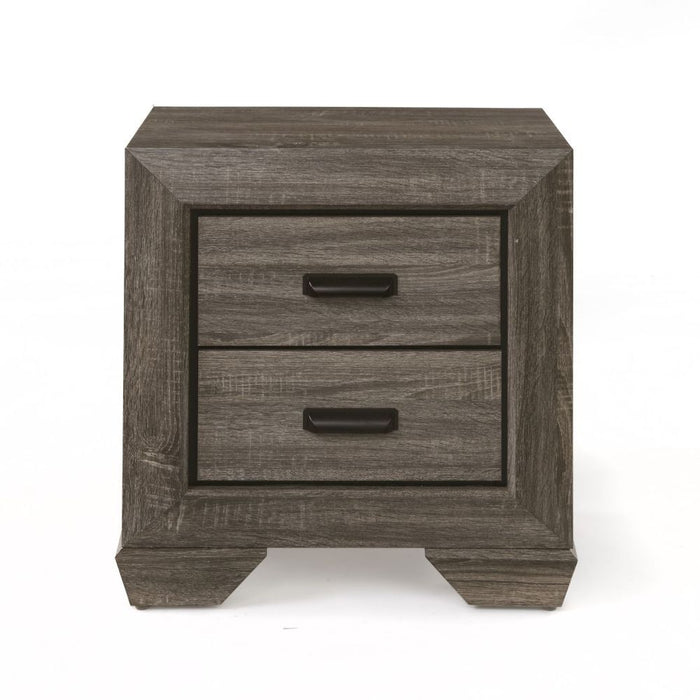 Lyndon - Nightstand - Weathered Gray Grain