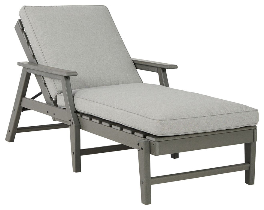 Visola - Cinza - Chaise Lounge Com Almofada