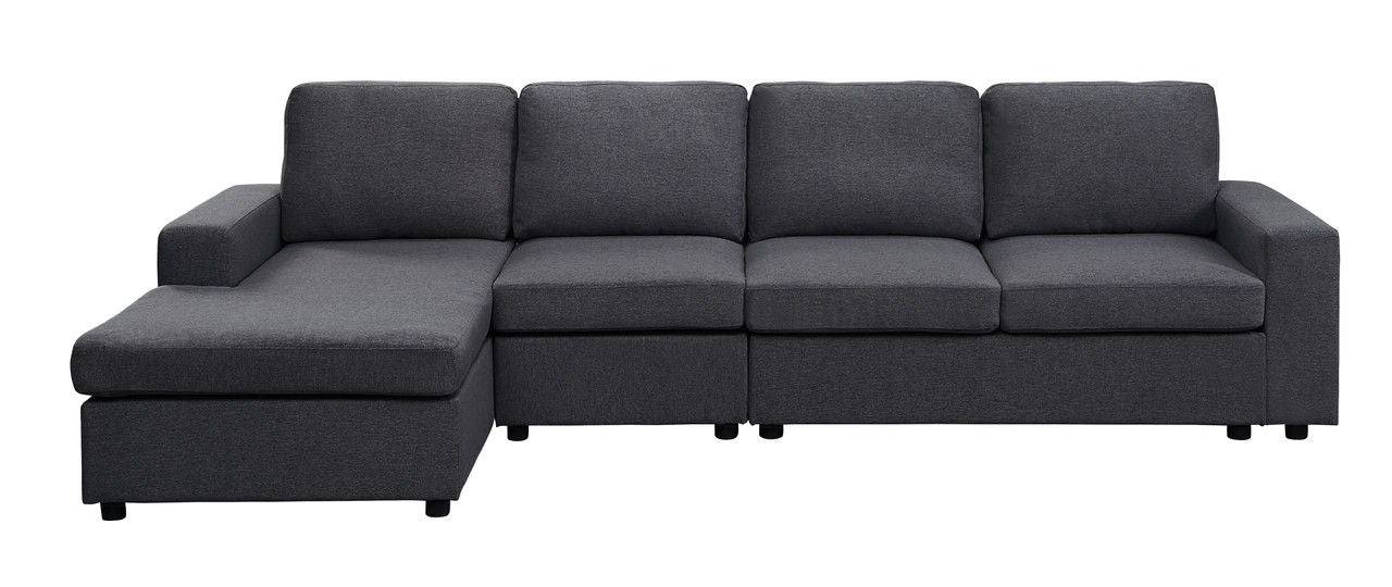 Bailey - Linen Reversible Modular Sectional Sofa Chaise