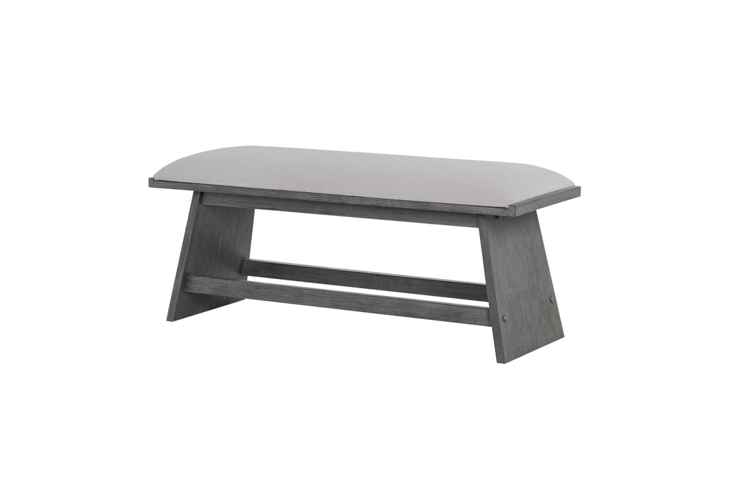 D8192 - Dining Table Bench - Light Gray