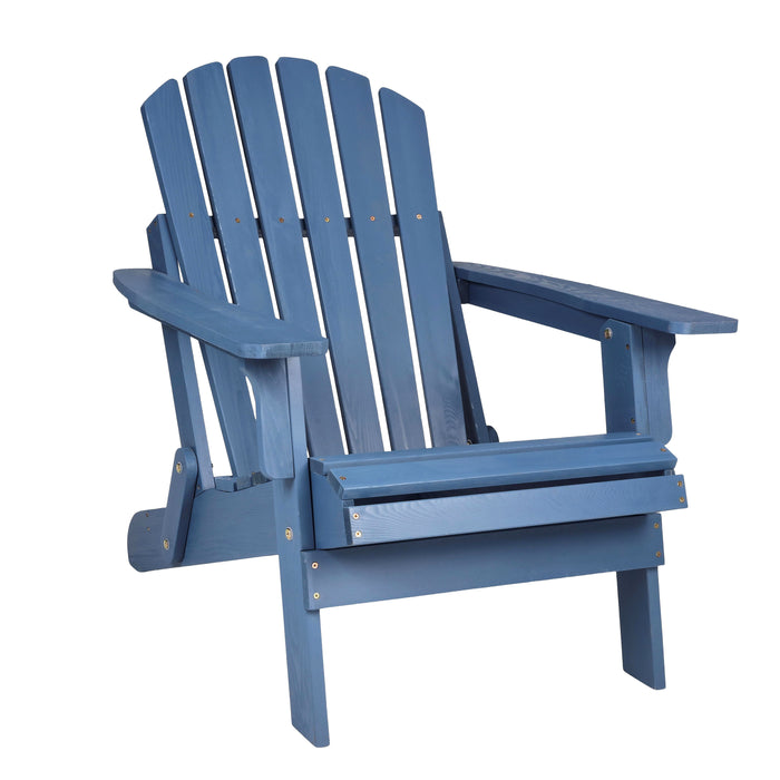 Oversize Outdoor Folding Adirondack Chair, Patio Chair For Garden