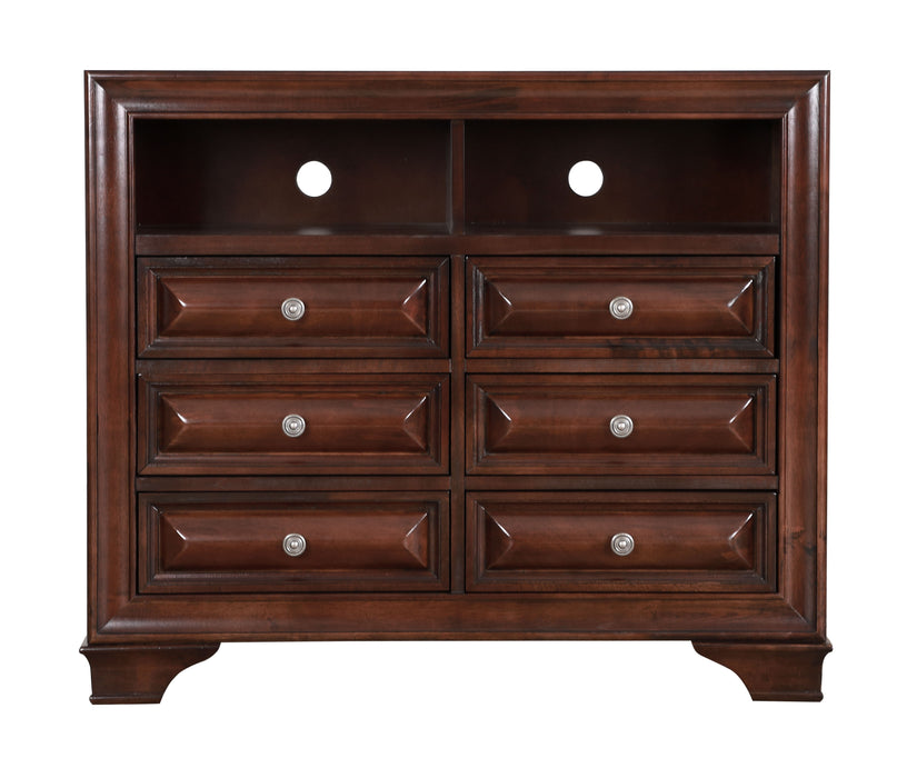 Glory Furniture Lavita TV Media Chest, Cappuccino