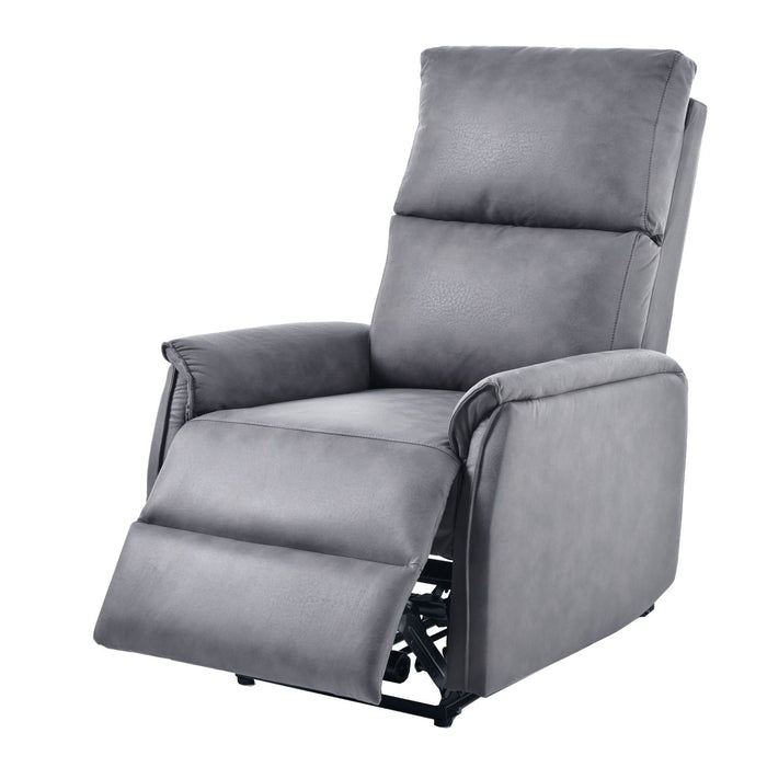 30.12" Electric Power Recliner Chair, Reclining Chair For Bedroom Living Room, Small Recliners Home Theater Seating, With USB Ports, Recliner For Small Space - Dark Gray