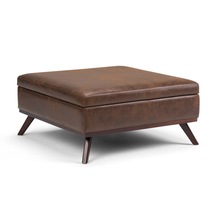 Owen - Square Coffee Table Storage Ottoman